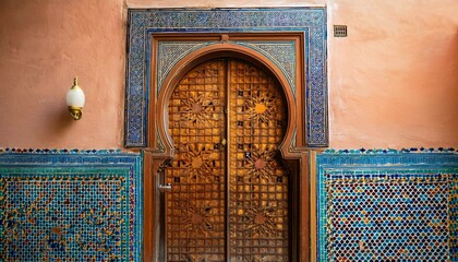door in a mosque