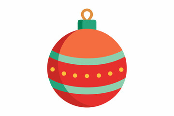 christmas balls isolated