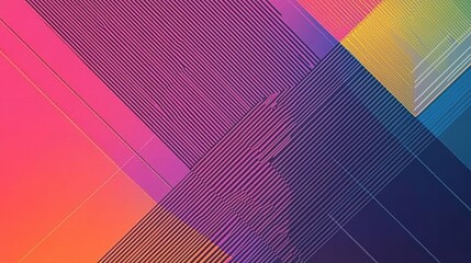 Modern abstract line background with geometric patterns and clean lines