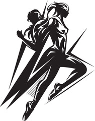 Empowering Modern Strong Woman Vector Silhouette Designs for Bold Creations