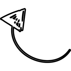 Single isolated icon with outline style icon on white background