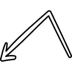 Single isolated icon with outline style icon on white background