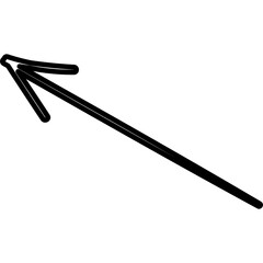 Single isolated icon with outline style icon on white background