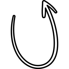 Single isolated icon with outline style icon on white background