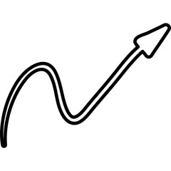 Single isolated icon with outline style icon on white background