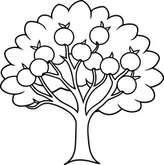 tree silhouette vector