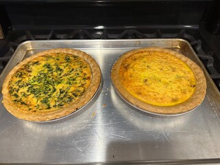 homemade quiche 