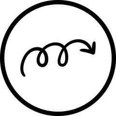 Single isolated icon with outline style icon on white background