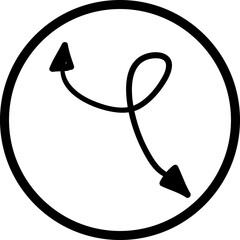 Single isolated icon with outline style icon on white background