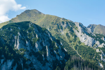 Placzliwa Skala (Zdiarska vidla, Placlive skala) a peak in Belianske Tatras to which in the past a...