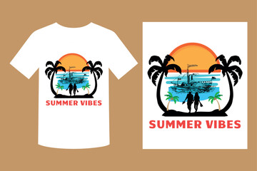 Summer Vibes typography design