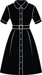 ladies dress silhouette