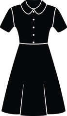 ladies dress silhouette