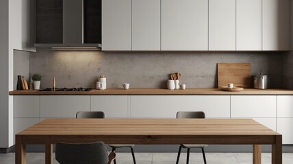 Modern minimalism  kitchen 