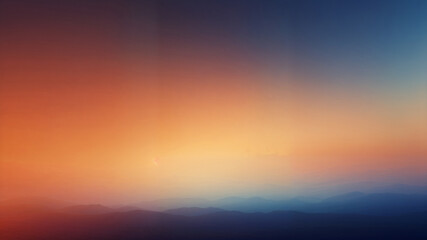 Obraz premium Vibrant Sunset Gradient Art: Ethereal Colors & Dreamy Ambiance