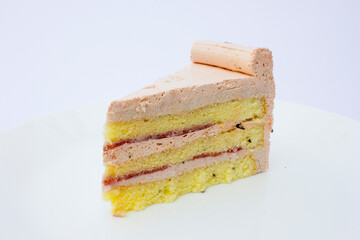 This high-resolution cake photo can serve as visual content for websites and magazines focusing on gastronomy, lifestyle, or the hospitality industry.