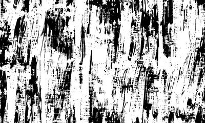 Brush Abstract Pattern. Grunge Texture. Background. White and Black