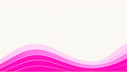 An illustration of wavy pink patterns on a white background.