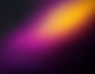 Obraz premium Dark abstract color gradient background purple magenta yellow black
