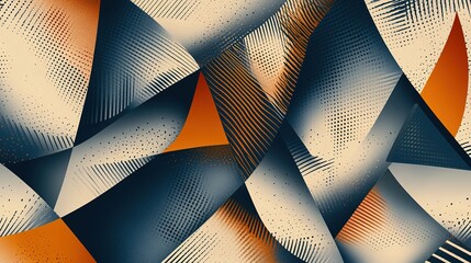 Dynamic geometric pattern with crisp lines and angular design
