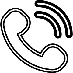 Single isolated icon with outline style icon on white background