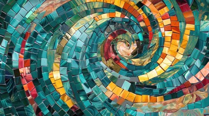 Fototapeta premium Abstract Mosaic Pattern