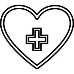 Fototapeta premium Single isolated icon with outline style icon on white background