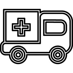 Single isolated icon with outline style icon on white background