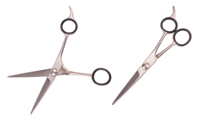 Nożyczki fryzjerskie, na białym tle PNG