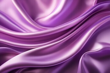 Obraz premium Beautiful Purple Pink Silk Satin Background Soft Folds Shiny Fabric Luxury Background