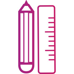 Single isolated icon with outline style icon on white background