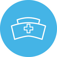 Obraz premium Single isolated icon with outline style icon on white background