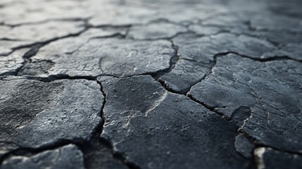 cracked dry earth