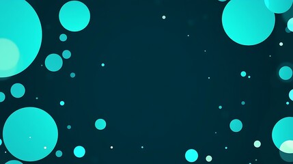 Abstract background with blue circles on dark blue background.