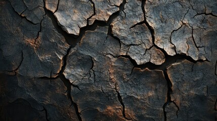 Fototapeta premium cracked solid,earth textured background