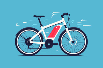 Obraz premium White E-Bike
