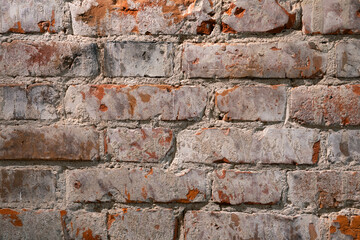 old red brick masonry, background texture