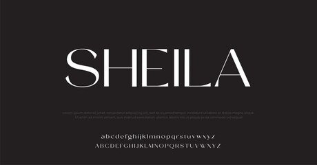 Sheila Creative modern urban alphabet fonts. Typography sport, game, technology, fashion, digital, future creative logo font.