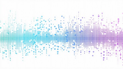 Abstract White Background with Gradient Dotted Pattern