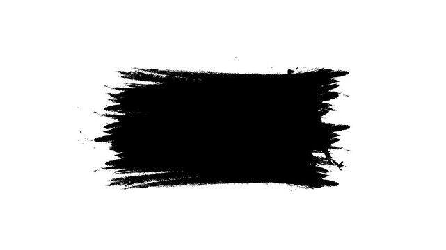 Painting black brush background and your text with alpha channel. watercolor retro abstract background and hand drawn texture