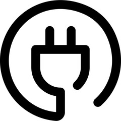 Plug Icon Flat Icons