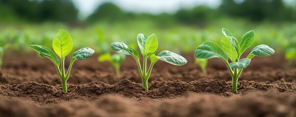 Arid soil transforming into fertile land through sustainable farming methods