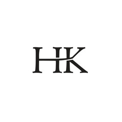 Logo Letter HK Simple