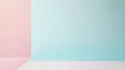 Delicate pastel color background with a minimalist, clean design