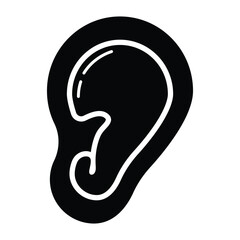 Human ear icon