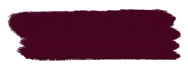 Dark red textured brush stroke