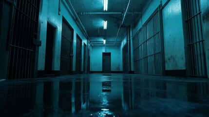 dangerous prisoners, asylum, cinematic, dramatic lighting