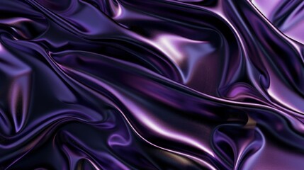 Obraz premium purple satin texture, smooth fabric, elegant background, silky surface, shiny drapery, luxury design, flowing material, abstract art, creative backdrop, soft sheen, vibrant colors, luxurious feel