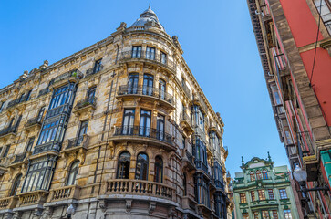 Obraz premium Architecture in Gijon, Asturias, Spain