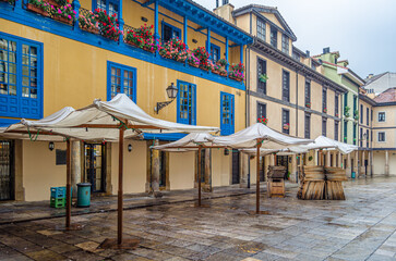 Architecture in Oviedo, Asturias, Spain